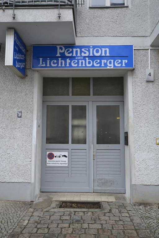 Pension Zum Lichtenberger Berlin Eksteriør bilde